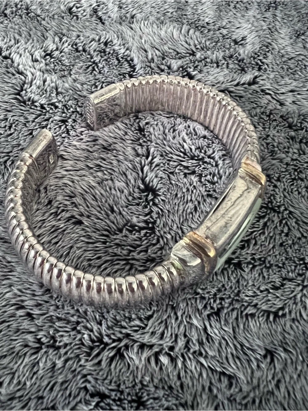 Sterling Silver Ecclissi Flexible Cuff Watch